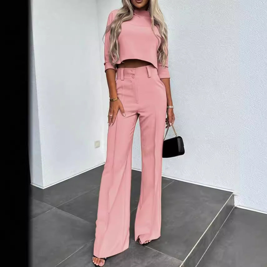 Heidi-Mode | Eleganz Tailliertes Herbst-Hosenset für Stilvolle Looks