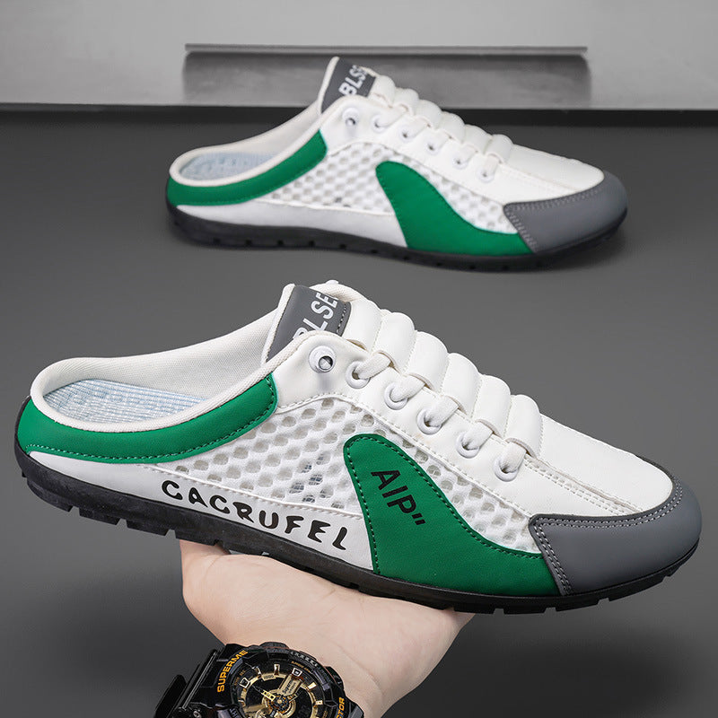 Herren Leichte Slip-On Freizeitsneaker mit Atmungsaktivem Mesh-Design Heidi-Mode