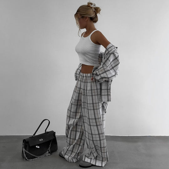 Damen lässiges Karottenhosen-Set Heidi-Mode