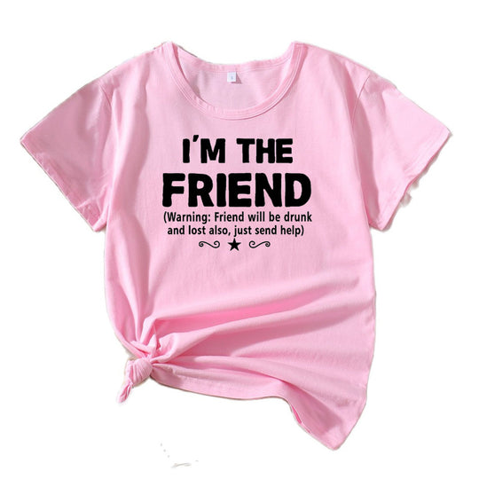 Frauen Casual Komödie Grafik T-Shirt Heidi-Mode