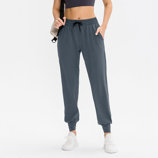 Damen Sportliche Jogginghose mit elastischem Bund und praktischen Taschen Heidi-Mode