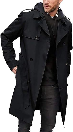 Herren Trenchcoat mit klassischem Stil Heidi-Mode