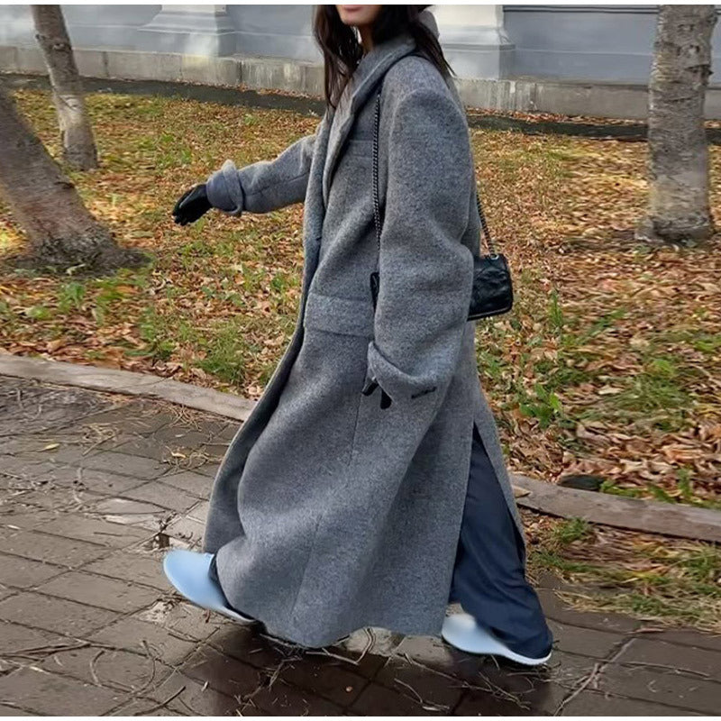 Damen oversized Wollmantel Heidi-Mode