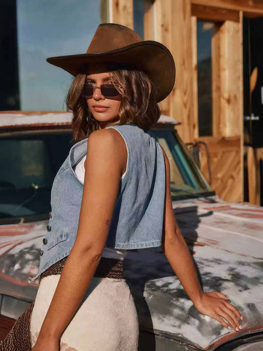 Damen Jeansweste Heidi-Mode