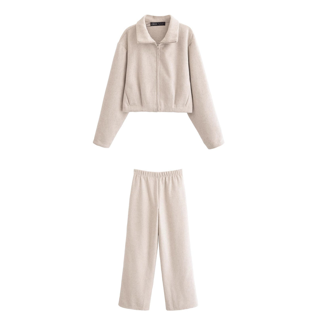 Heidi-Mode | Stylische Ärmeljacke Lässige Hosen Set