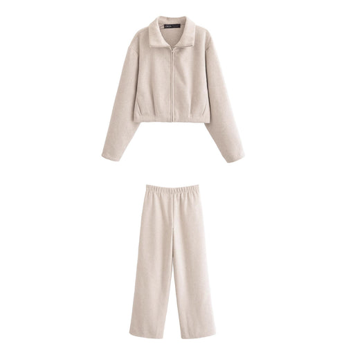 Heidi-Mode | Stylische Ärmeljacke Lässige Hosen Set