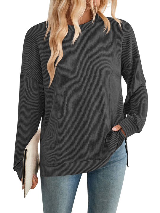 Damen lässiger Strickpullover Heidi-Mode