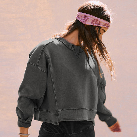 Damen Oversized Sweatshirt Heidi-Mode
