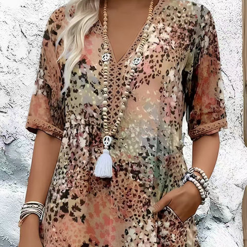 Femme Bohemian Chic Tunika Kleid Heidi-Mode