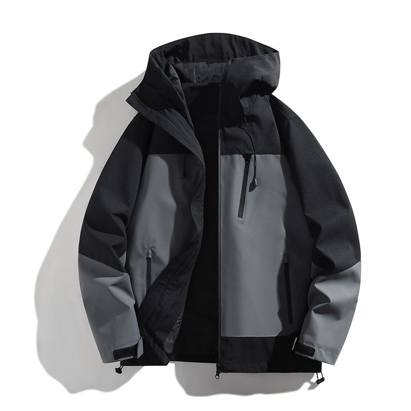 Damen technische Allwetterjacke mit vielseitigem Kapuzendesign und verstellbaren Belüftungsöffnungen Heidi-Mode