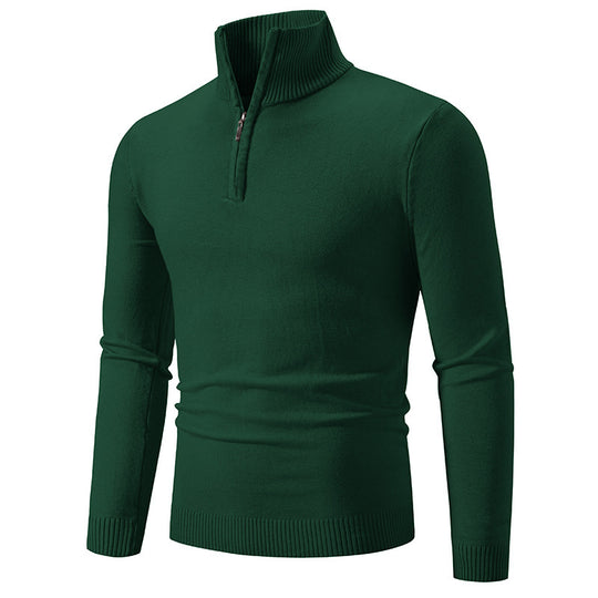 Herren Stehkragen Pullover Heidi-Mode