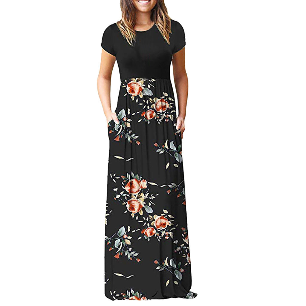 Heidi-Mode | Auffälliger Langer Rock Hot Sale Farbe Kleid