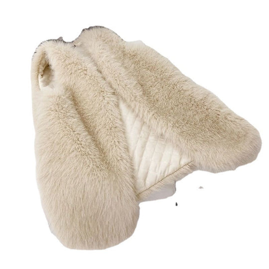 Damen Flauschige Kunstfell-Weste Heidi-Mode