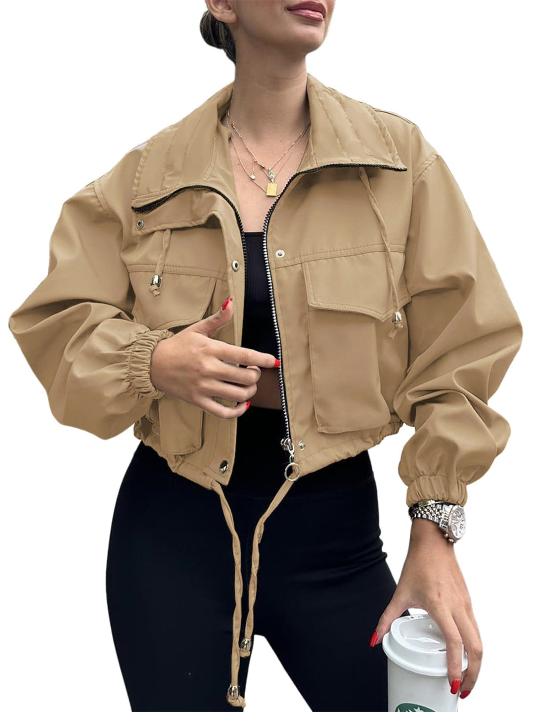 Damen sportliche Kurzjacke Heidi-Mode