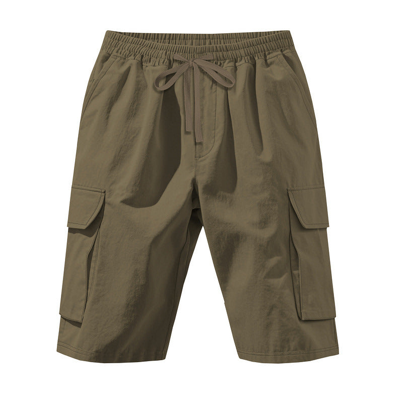 Herren Cargo-Shorts mit elastischem Bund und praktischen Seitentaschen Heidi-Mode 1757709064