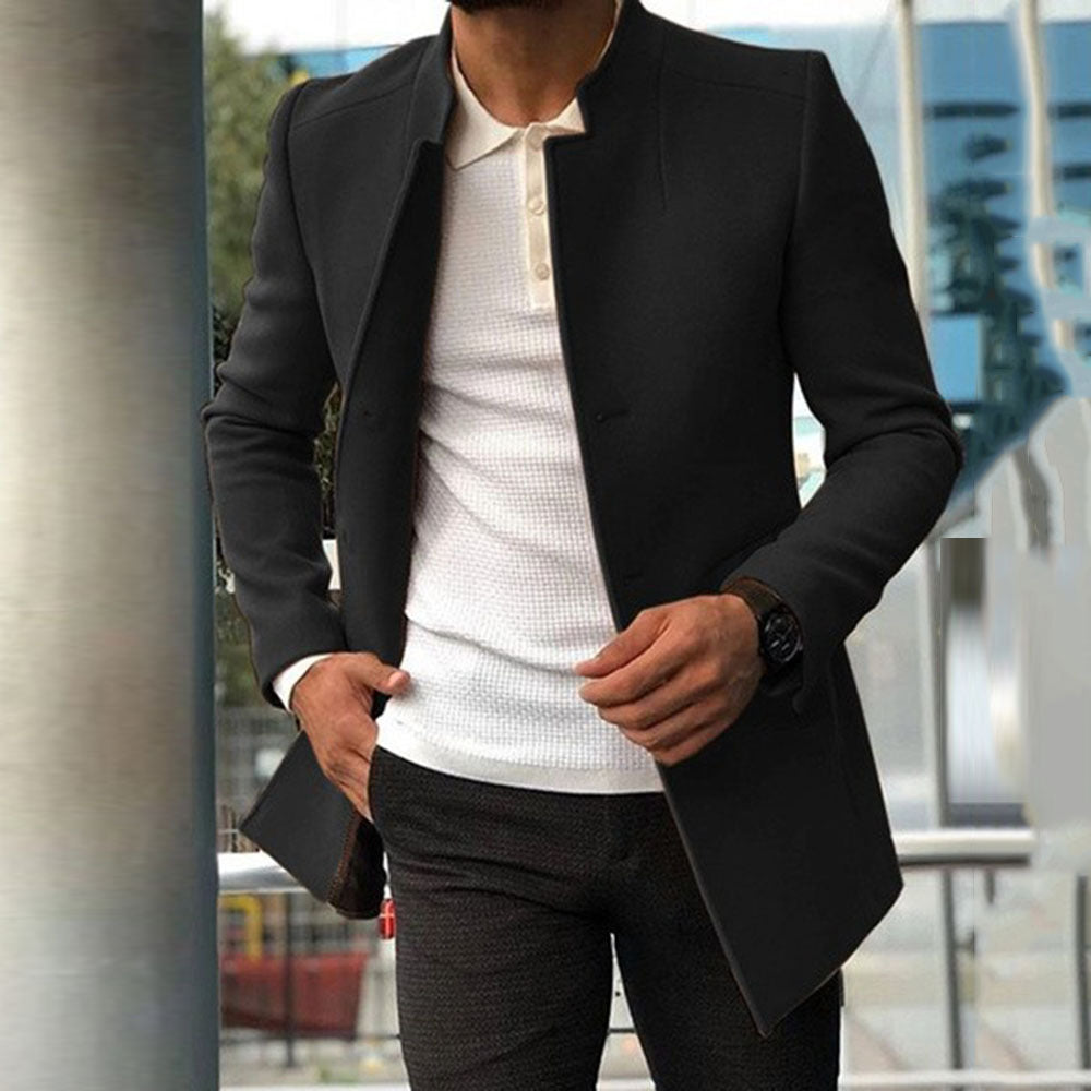 Herren eleganter Blazer mit modernem Schnitt und minimalistischen Details Heidi-Mode