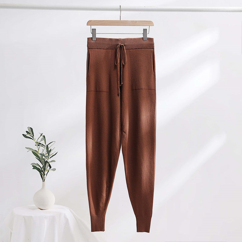 Damen bequeme und stilvolle Strickhose Heidi-Mode