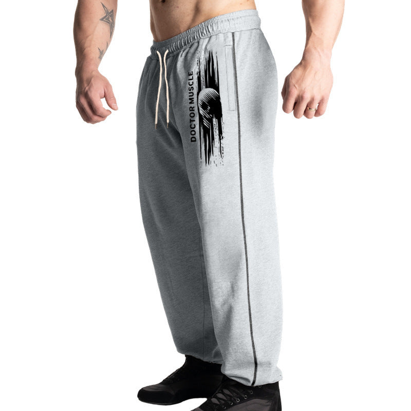 Herren Bequeme Sportjogginghose mit seitlichen Taschen und verstellbarem Kordelzug Heidi-Mode