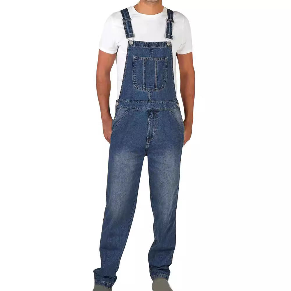 Herren Lässige Latzhose Heidi-Mode