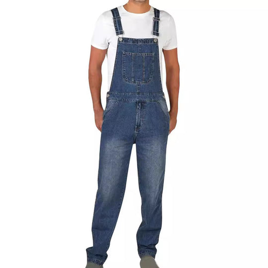 Herren Lässige Latzhose Heidi-Mode