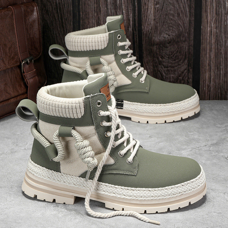 Damen modische und bequeme Winterstiefel mit hohem Kragen und rutschfester Sohle Heidi-Mode