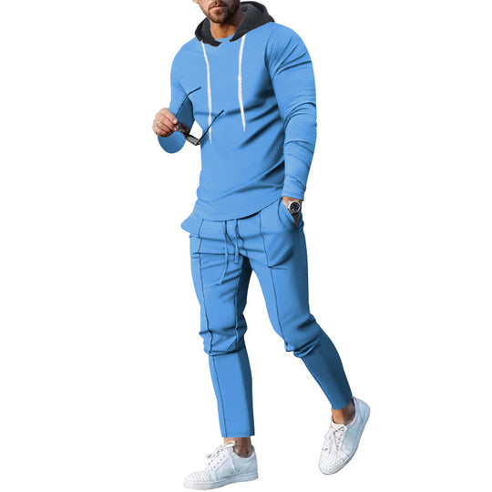 Herren Sportliches Hoodie-Set mit stylischen Jogginghosen Heidi-Mode