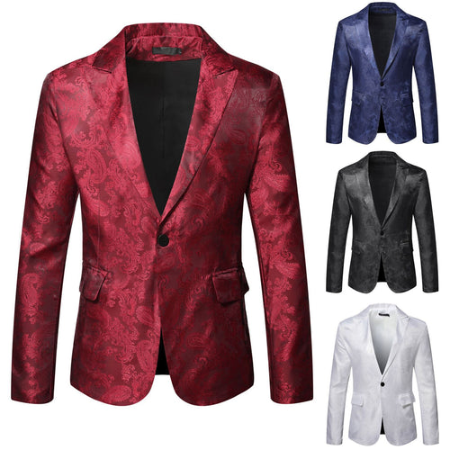 Herren eleganter Blazer mit Paisleymuster Heidi-Mode