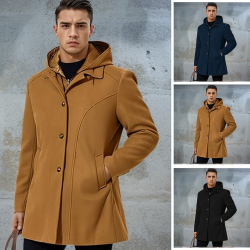 Herren modischer Parka mit praktischer Kapuze Heidi-Mode