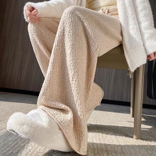 Damen gemütliche Loungehose im eleganten Schnitt Heidi-Mode