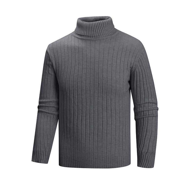 Herren Strickpullover mit Stehkragen Heidi-Mode
