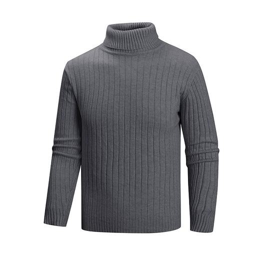 Herren Strickpullover mit Stehkragen Heidi-Mode