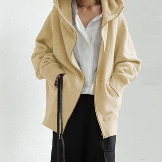Heidi-Mode | Stylische, lockere Jacke mit Reißverschluss