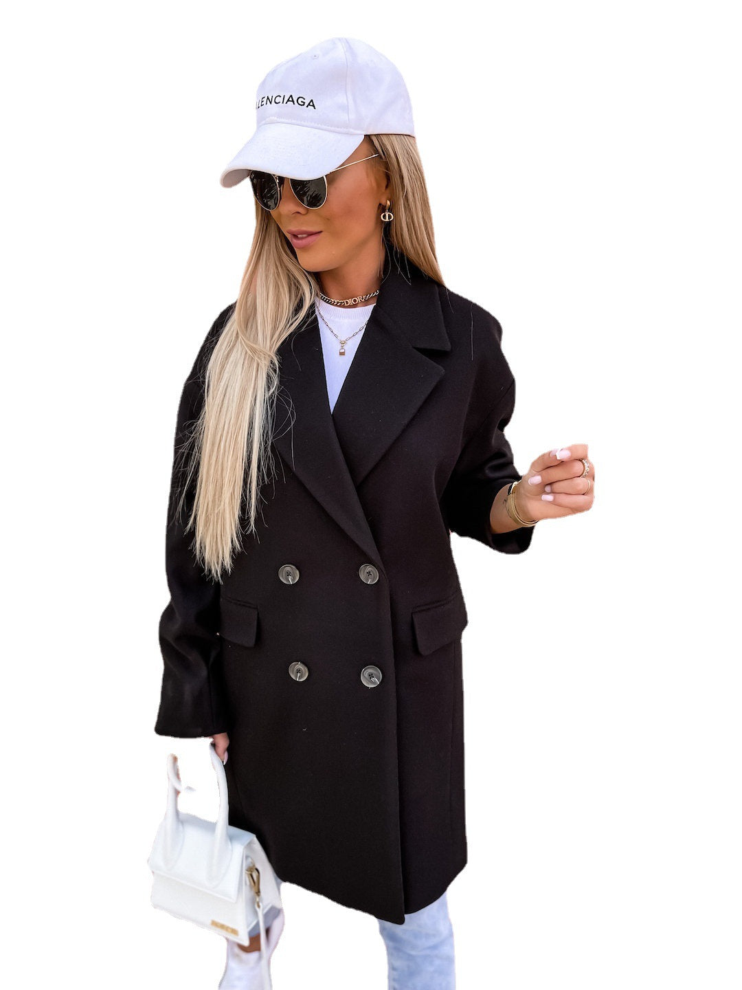 Damen Eleganter und zeitloser Oversize-Blazer Heidi-Mode