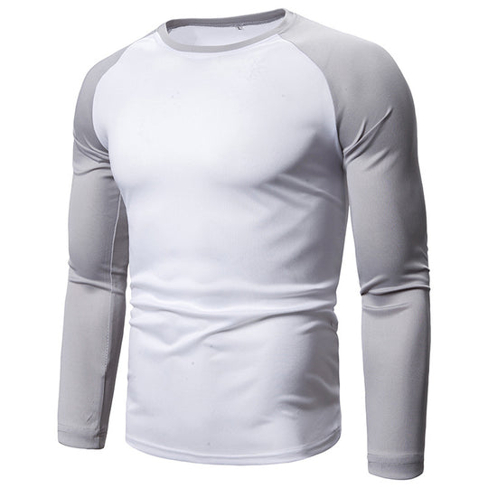 Herren Sportliches Langarm-T-Shirt mit atmungsaktivem Funktionsmaterial Heidi-Mode