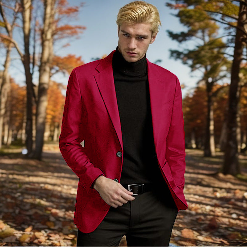 Herren Eleganter Blazer mit stilvollem Schnitt und hochwertigem Material Heidi-Mode