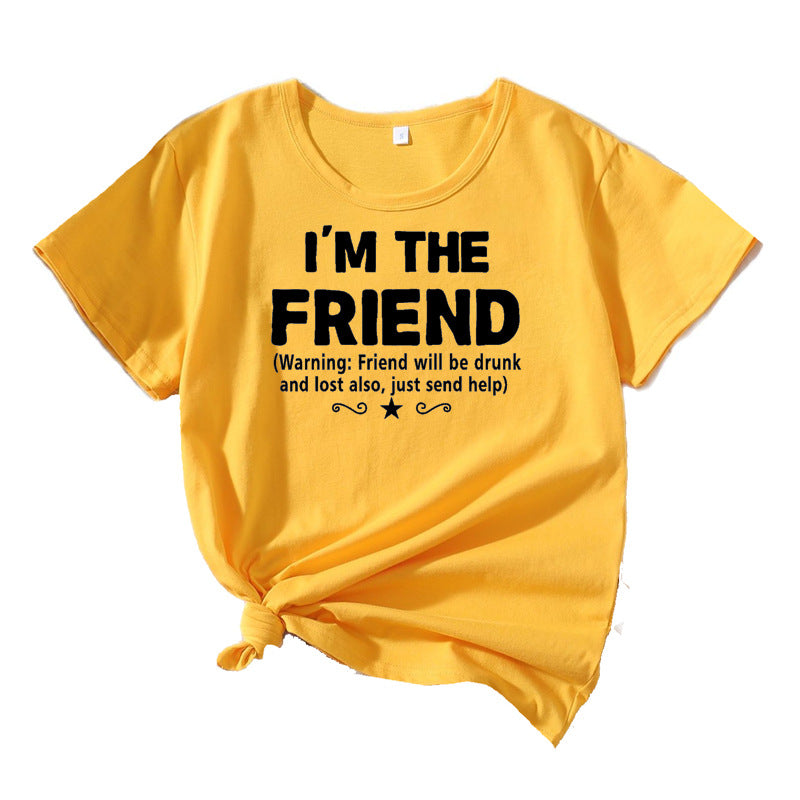 Frauen Casual Komödie Grafik T-Shirt Heidi-Mode