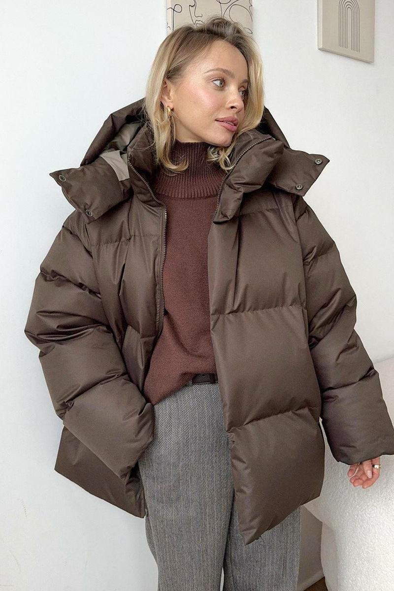Heidi-Mode | Dicke Lockere Baumwolljacke