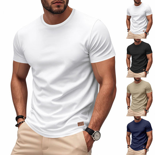 Herren Sport-T-Shirt aus atmungsaktivem Material mit feuchtigkeitsregulierendem Effekt Heidi-Mode