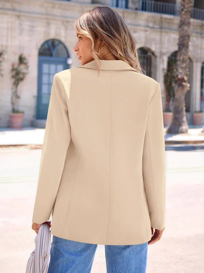Damen Eleganter Blazer mit modernen Schnittlinien und praktischen Taschen Heidi-Mode