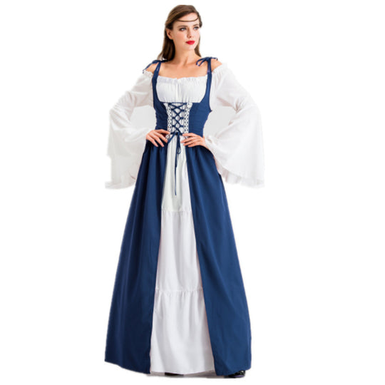 Damen historisches Märchenkleid mit elegantem Oberteil und ausgestellten Ärmeln Heidi