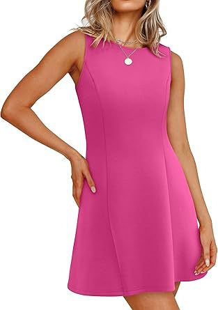 Damen ärmelloses A-Linien Kleid mit zeitlosem Schnitt Heidi-Mode