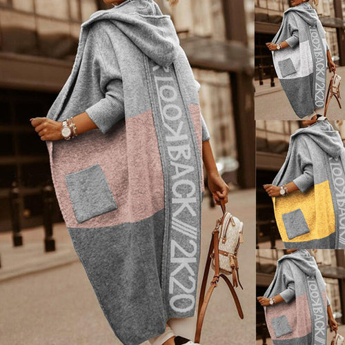 Damen lässiger Kapuzencardigan Heidi-Mode