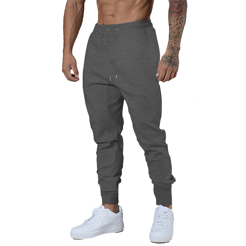 Herren Sportliche Jogginghose mit elastischem Bund und praktischen Reißverschlusstaschen Heidi-Mode