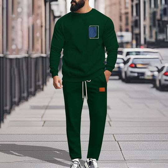 Herren Bequemer Freizeitanzug mit modischem Design und praktischen Taschen Heidi-Mode