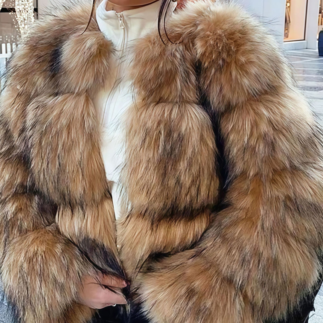 Damen Kunstpelzjacke Heidi-Mode