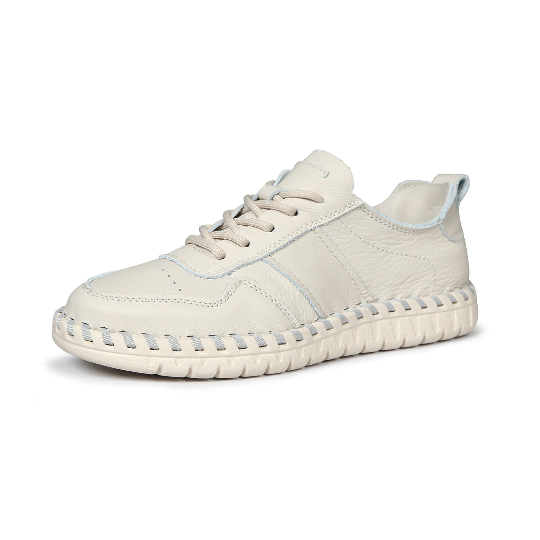 Damen Freizeit Leder Sneaker Heidi-Mode