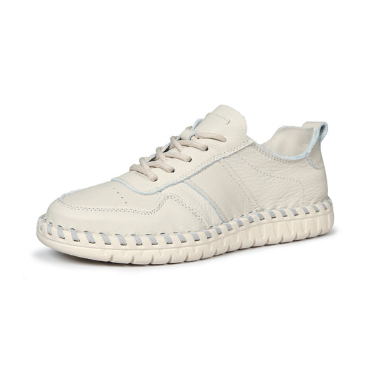 Damen Freizeit Leder Sneaker Heidi-Mode