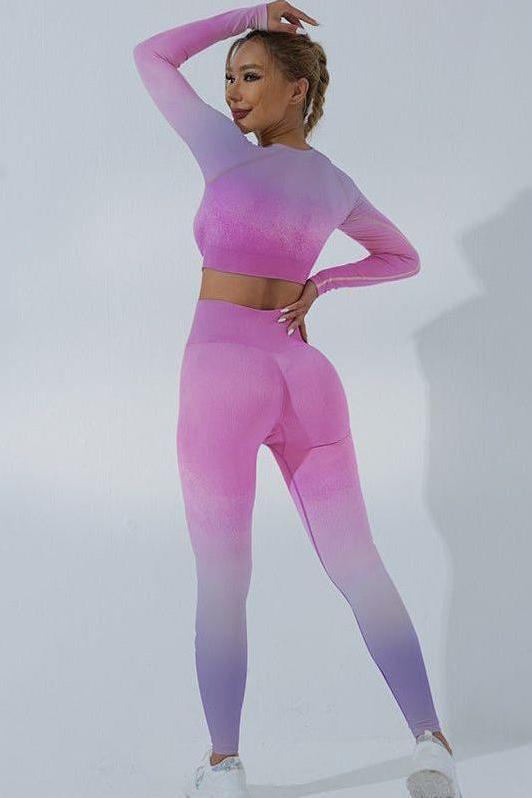 Heidi-Mode | Gradient Nahtlose Yoga Satzs
