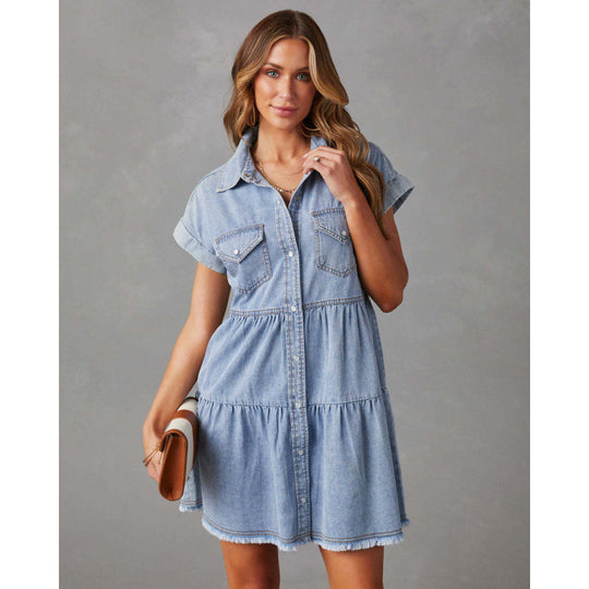 Damen Jeanskleid Heidi-Mode