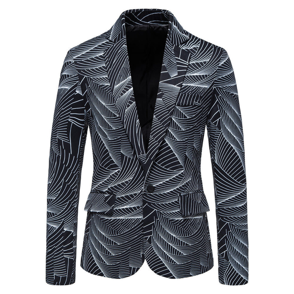 Damen modischer Blazer mit floralem Motiv Heidi-Mode